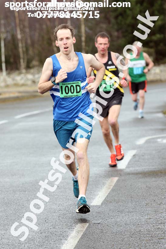 Senior mens Good Friday Elswick Harriers Relay, Newburn, Newcastle. Photo: David T. Hewitson/Sports for All Pics